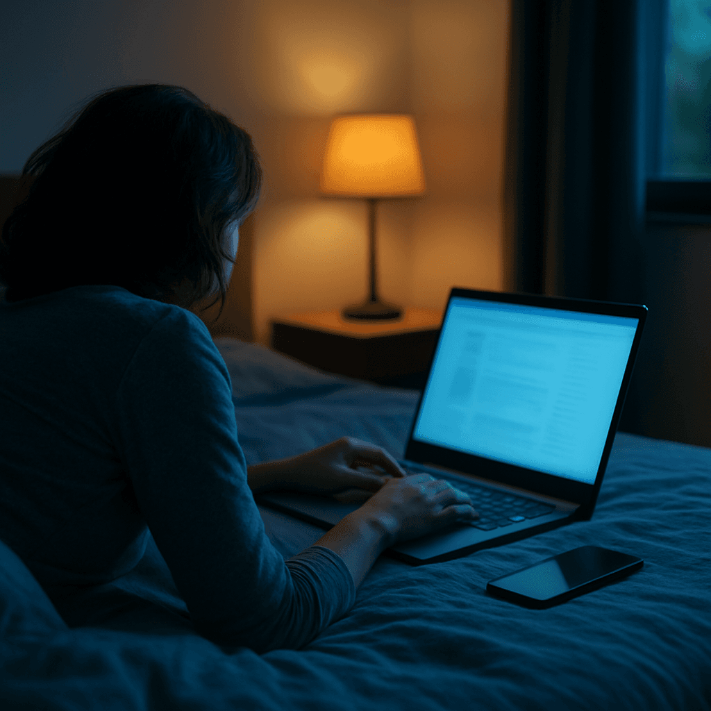 Lumière bleue le soir : 6 réglages pour mieux dormir