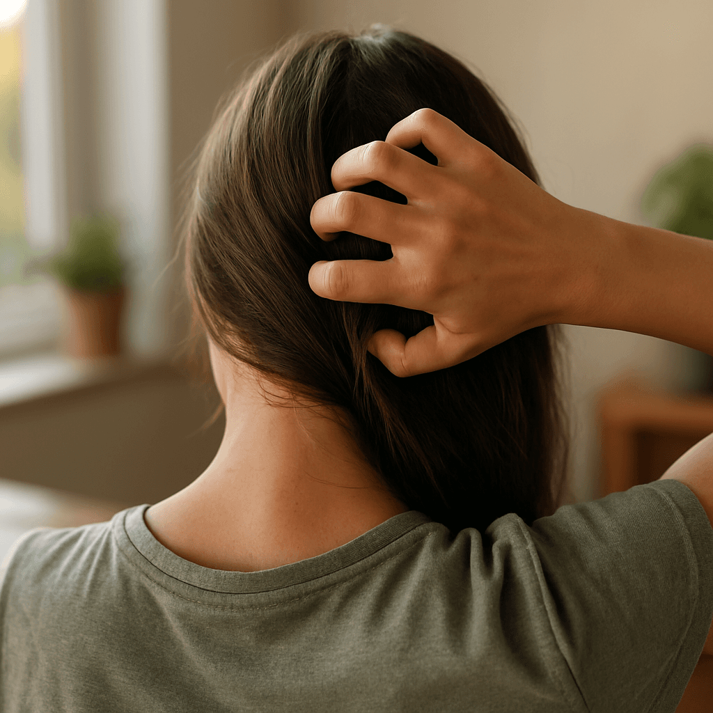 Cuir chevelu qui gratte : causes fréquentes et routine apaisante