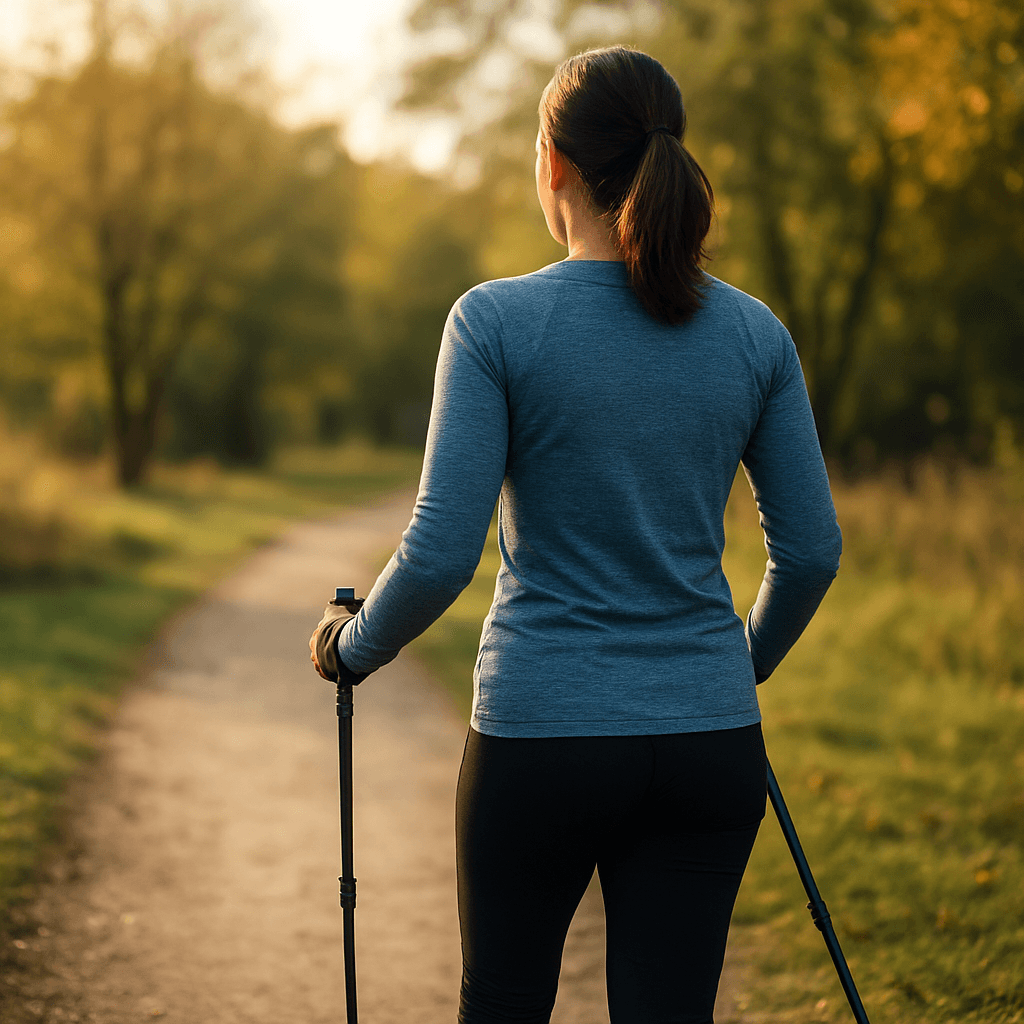 Marche nordique débutant : technique et plan 4 semaines